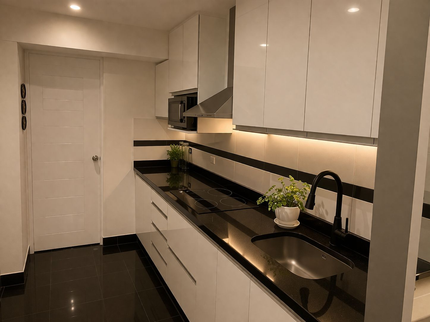 Boutique kitchen and hospitality interior