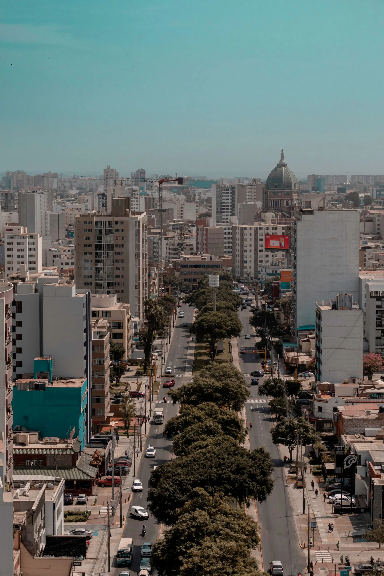 Cityscape in Lima, Peru
